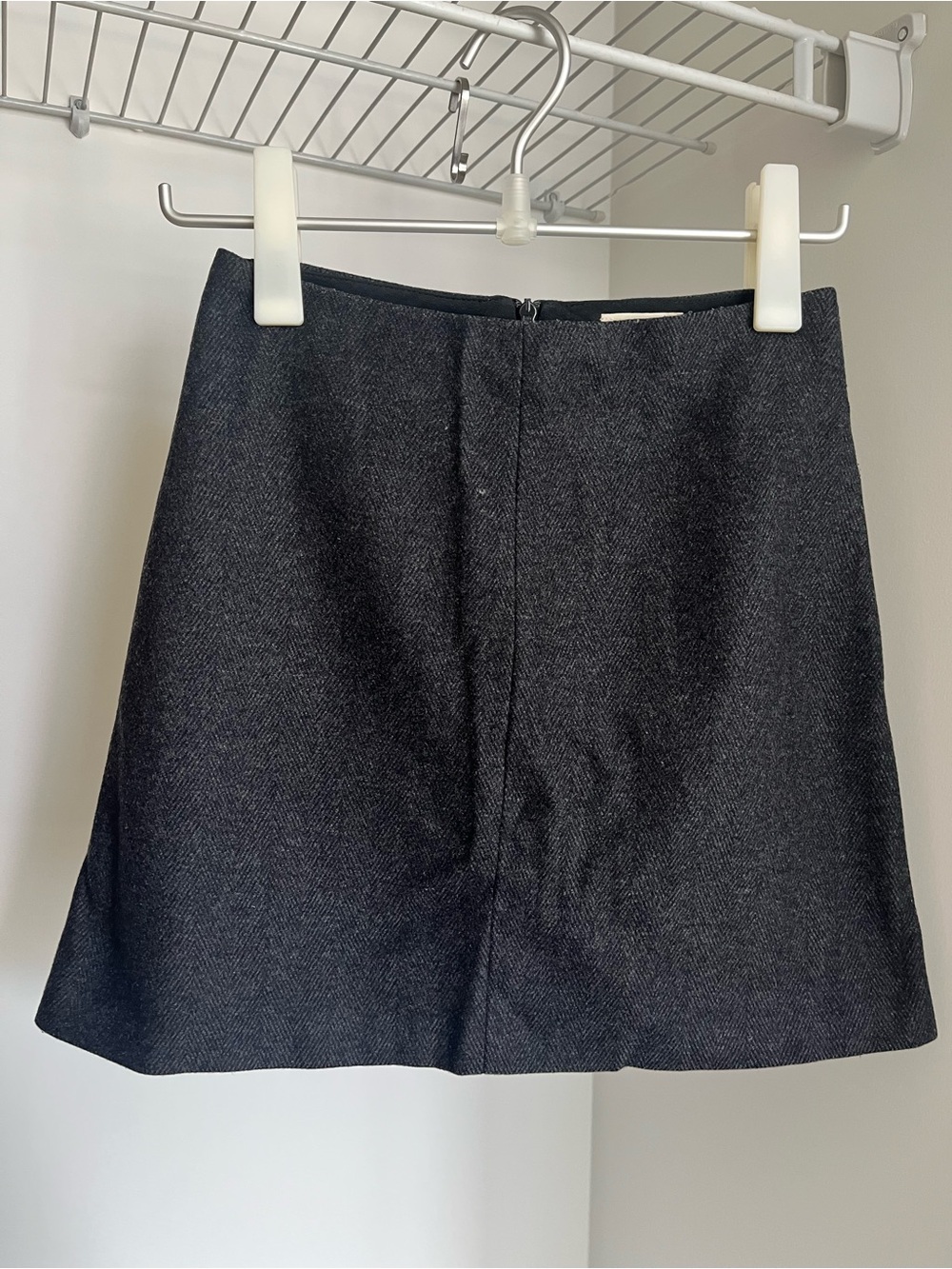 Wilfred Charcoal Mini Skirt